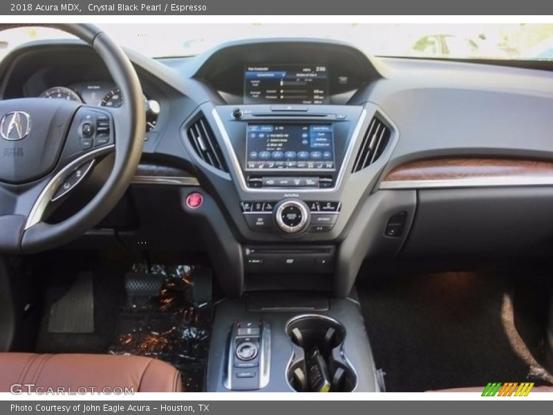 Crystal Black Pearl / Espresso 2018 Acura MDX