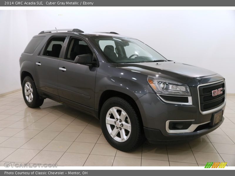 Cyber Gray Metallic / Ebony 2014 GMC Acadia SLE