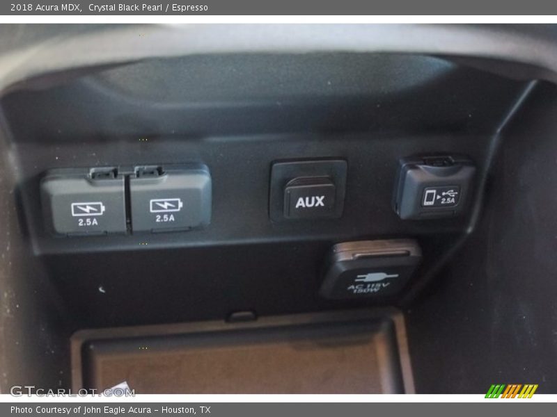 Crystal Black Pearl / Espresso 2018 Acura MDX