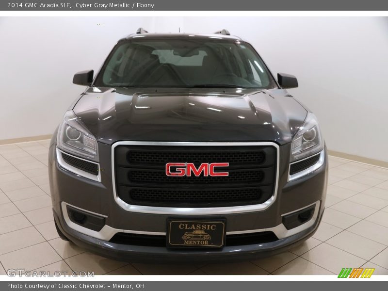 Cyber Gray Metallic / Ebony 2014 GMC Acadia SLE