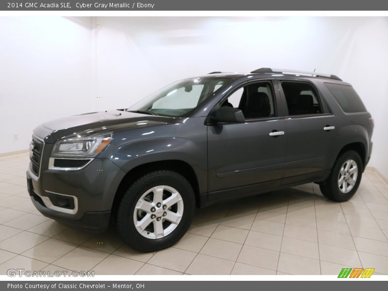Cyber Gray Metallic / Ebony 2014 GMC Acadia SLE