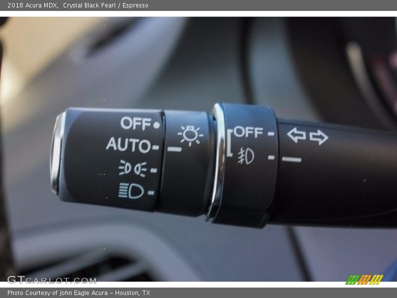Crystal Black Pearl / Espresso 2018 Acura MDX