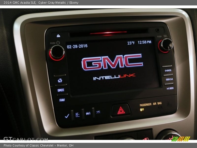 Cyber Gray Metallic / Ebony 2014 GMC Acadia SLE