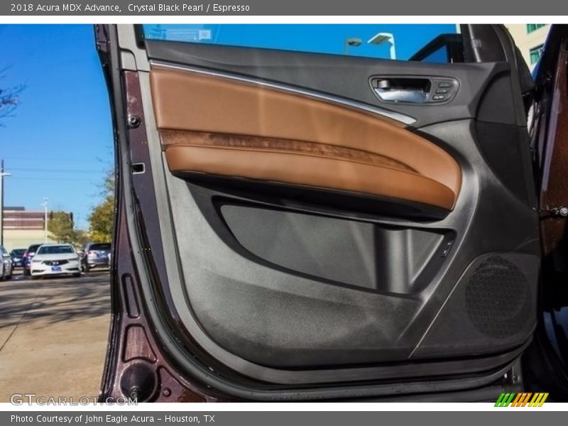 Crystal Black Pearl / Espresso 2018 Acura MDX Advance