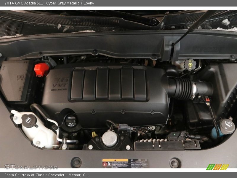 Cyber Gray Metallic / Ebony 2014 GMC Acadia SLE