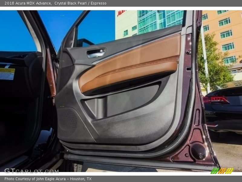 Crystal Black Pearl / Espresso 2018 Acura MDX Advance