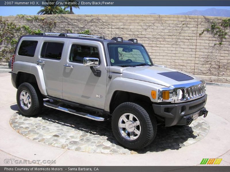 Boulder Gray Metallic / Ebony Black/Pewter 2007 Hummer H3 X