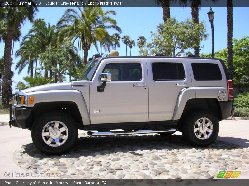 Boulder Gray Metallic / Ebony Black/Pewter 2007 Hummer H3 X
