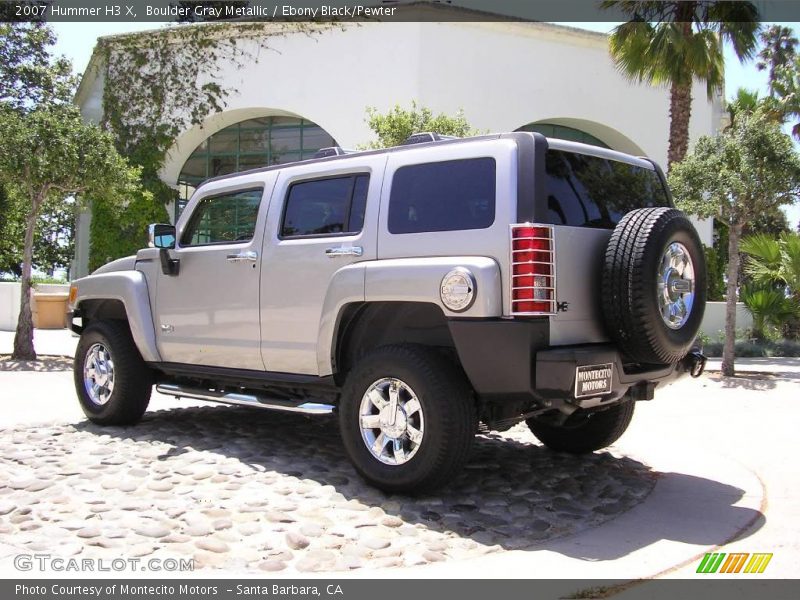 Boulder Gray Metallic / Ebony Black/Pewter 2007 Hummer H3 X