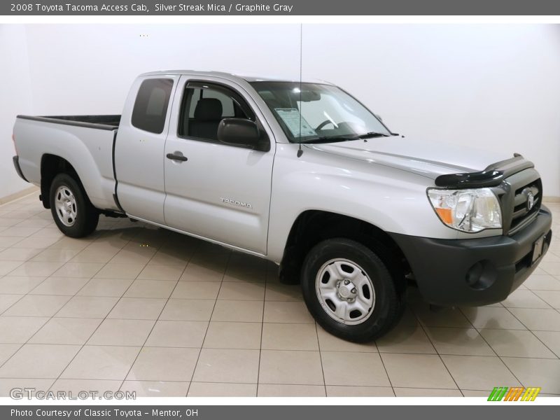 Silver Streak Mica / Graphite Gray 2008 Toyota Tacoma Access Cab