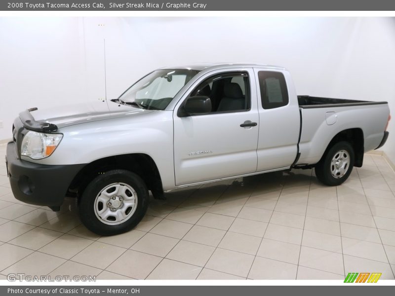 Silver Streak Mica / Graphite Gray 2008 Toyota Tacoma Access Cab