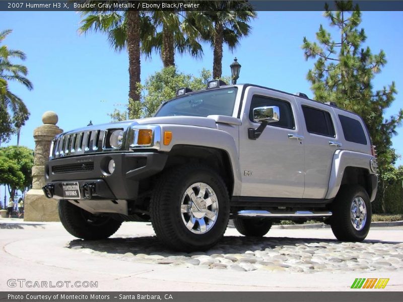 Boulder Gray Metallic / Ebony Black/Pewter 2007 Hummer H3 X