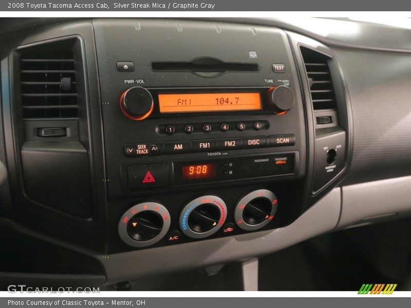 Silver Streak Mica / Graphite Gray 2008 Toyota Tacoma Access Cab