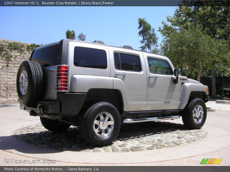 Boulder Gray Metallic / Ebony Black/Pewter 2007 Hummer H3 X