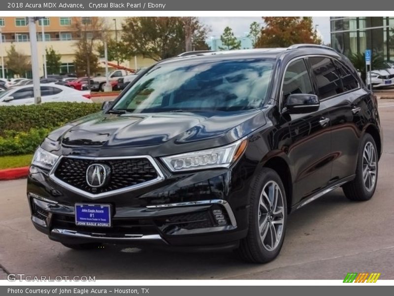 Crystal Black Pearl / Ebony 2018 Acura MDX Advance