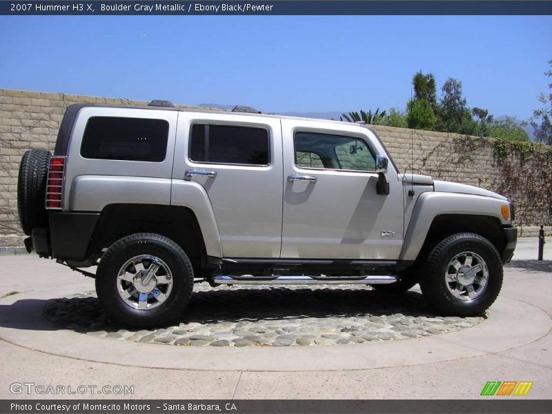 Boulder Gray Metallic / Ebony Black/Pewter 2007 Hummer H3 X