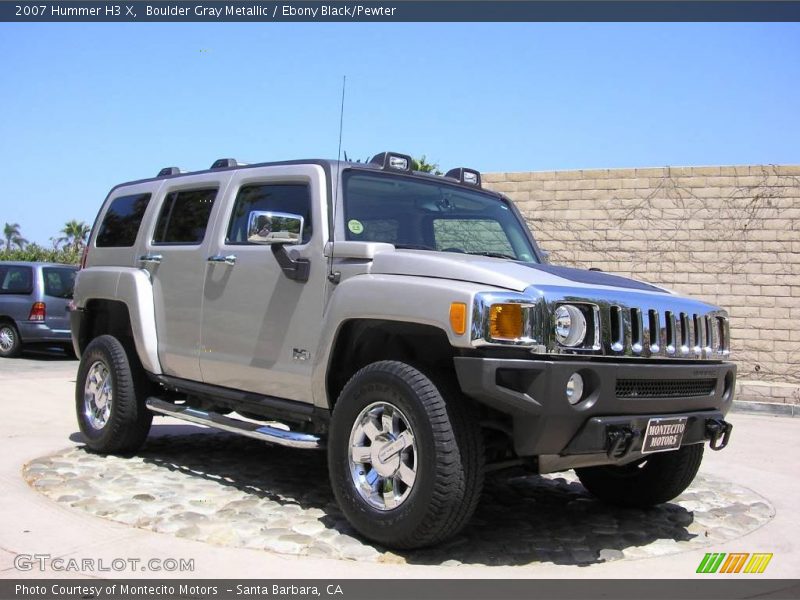 Boulder Gray Metallic / Ebony Black/Pewter 2007 Hummer H3 X