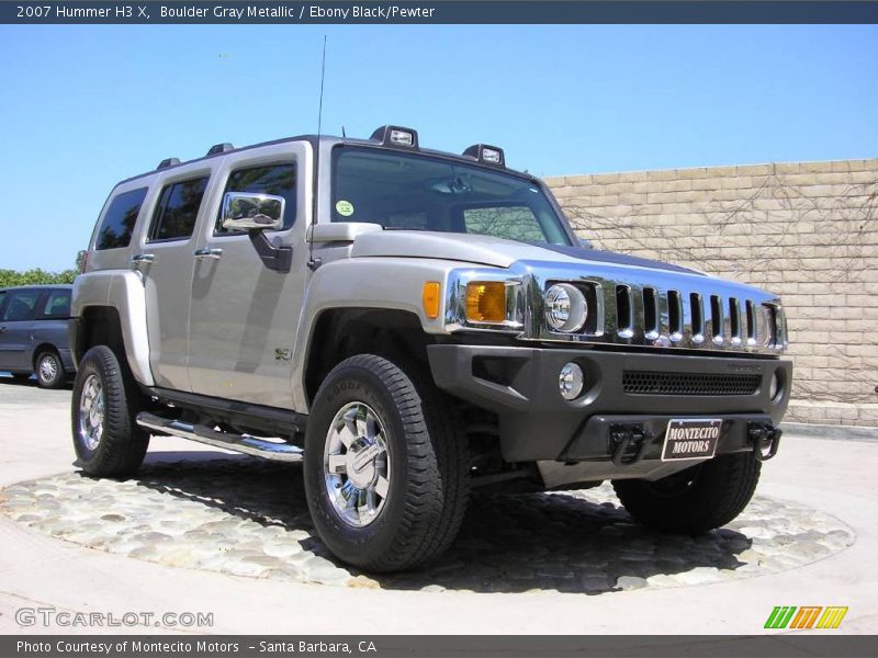 Boulder Gray Metallic / Ebony Black/Pewter 2007 Hummer H3 X
