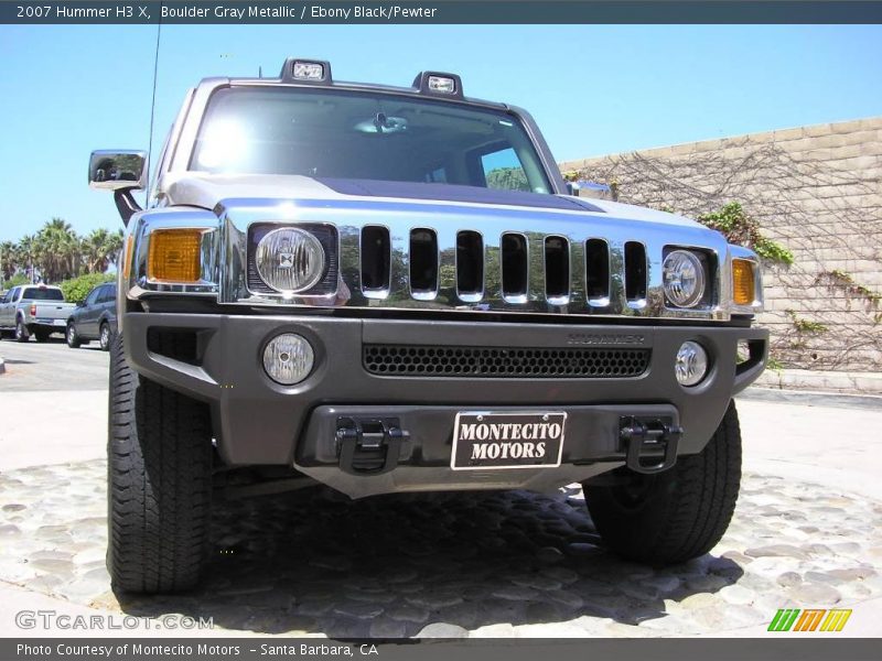 Boulder Gray Metallic / Ebony Black/Pewter 2007 Hummer H3 X