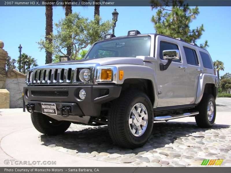 Boulder Gray Metallic / Ebony Black/Pewter 2007 Hummer H3 X