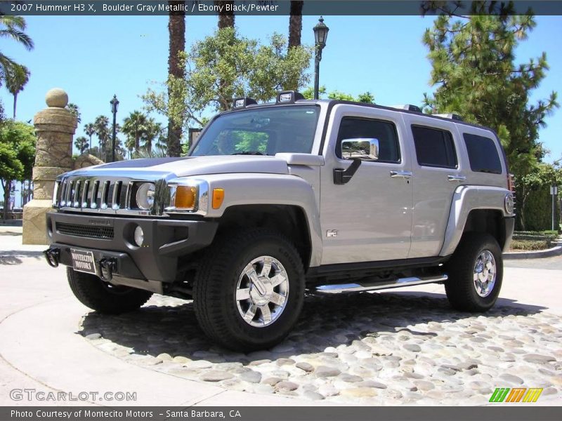 Boulder Gray Metallic / Ebony Black/Pewter 2007 Hummer H3 X