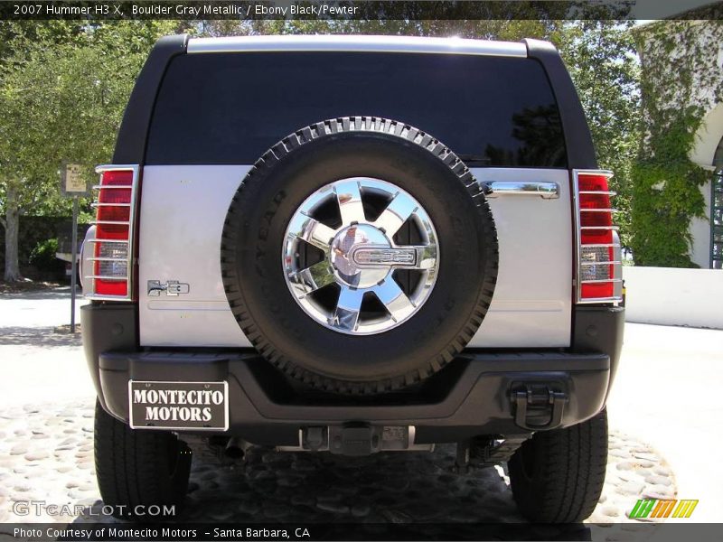 Boulder Gray Metallic / Ebony Black/Pewter 2007 Hummer H3 X