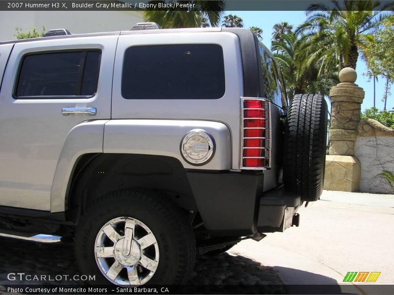 Boulder Gray Metallic / Ebony Black/Pewter 2007 Hummer H3 X