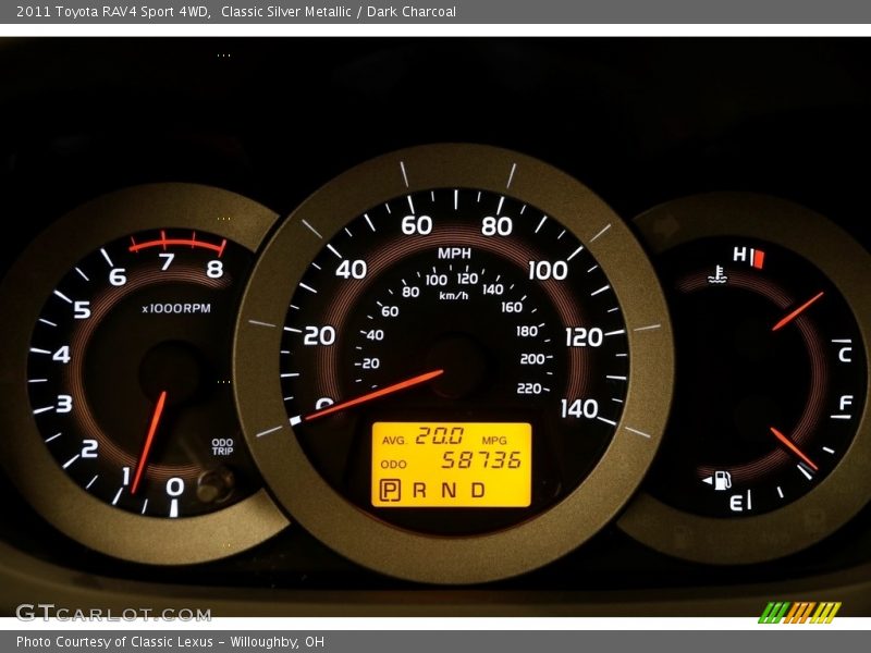 Classic Silver Metallic / Dark Charcoal 2011 Toyota RAV4 Sport 4WD