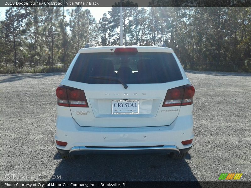 Vice White / Black 2018 Dodge Journey Crossroad