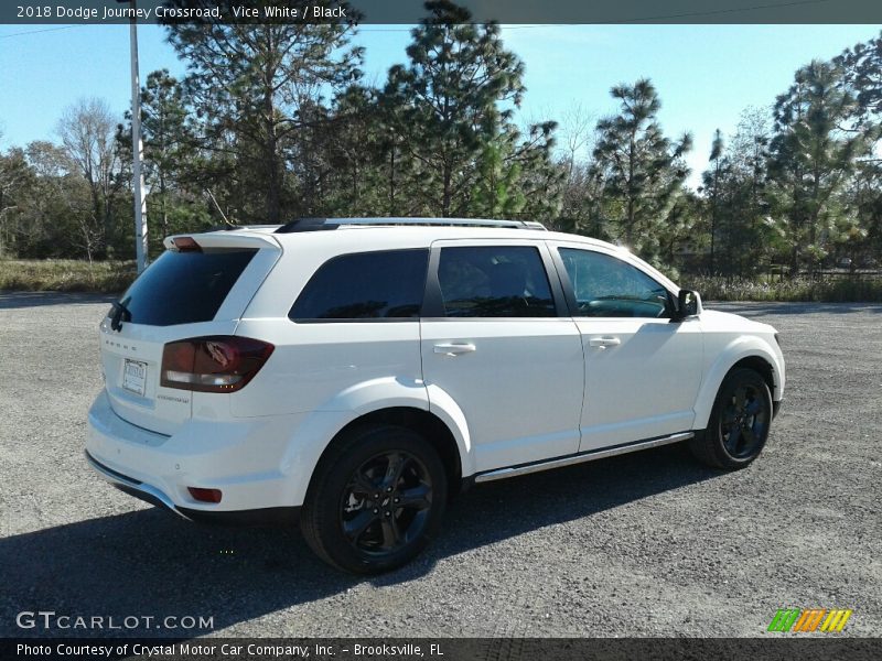 Vice White / Black 2018 Dodge Journey Crossroad