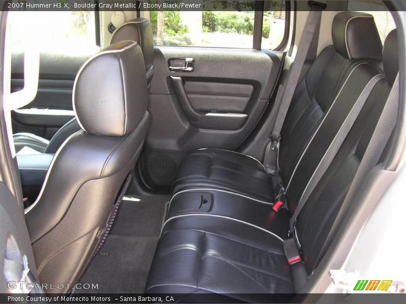 Boulder Gray Metallic / Ebony Black/Pewter 2007 Hummer H3 X