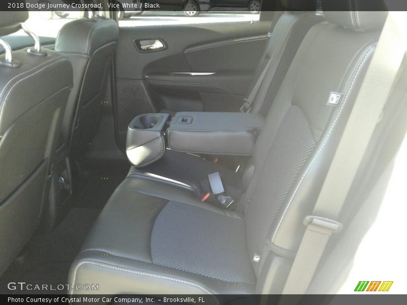 Vice White / Black 2018 Dodge Journey Crossroad