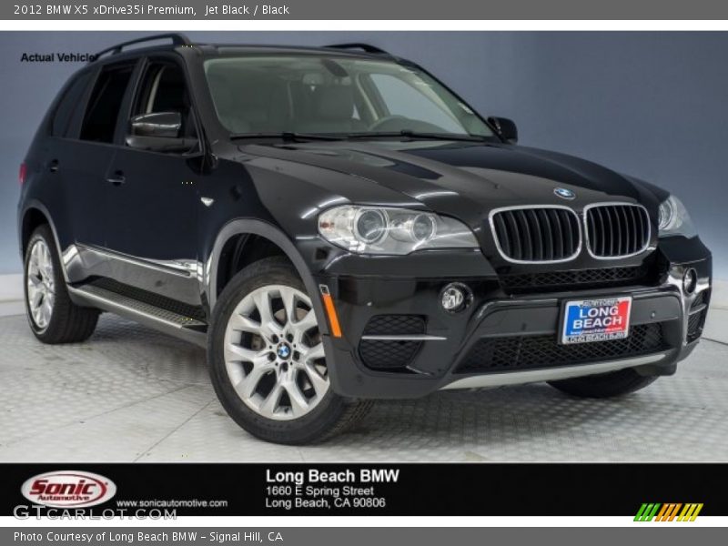 Jet Black / Black 2012 BMW X5 xDrive35i Premium