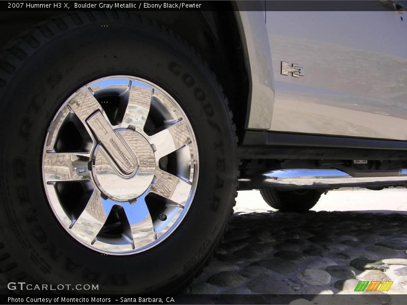 Boulder Gray Metallic / Ebony Black/Pewter 2007 Hummer H3 X