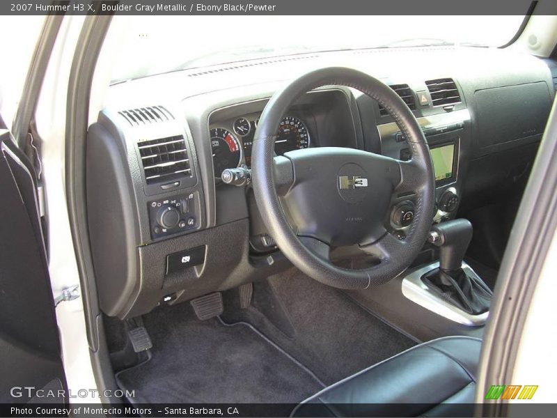 Boulder Gray Metallic / Ebony Black/Pewter 2007 Hummer H3 X