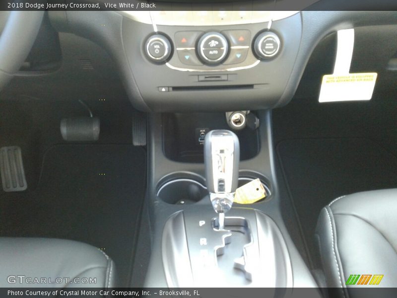 Vice White / Black 2018 Dodge Journey Crossroad