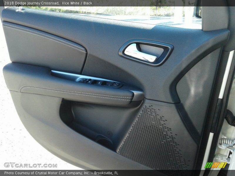 Vice White / Black 2018 Dodge Journey Crossroad