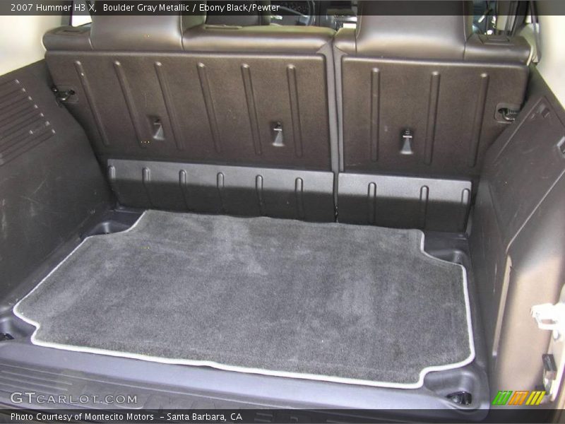 Boulder Gray Metallic / Ebony Black/Pewter 2007 Hummer H3 X