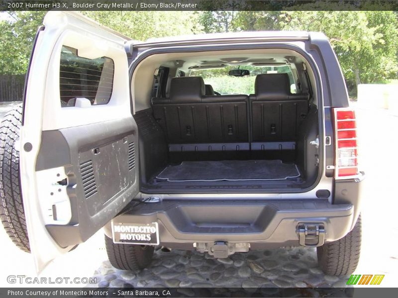 Boulder Gray Metallic / Ebony Black/Pewter 2007 Hummer H3 X