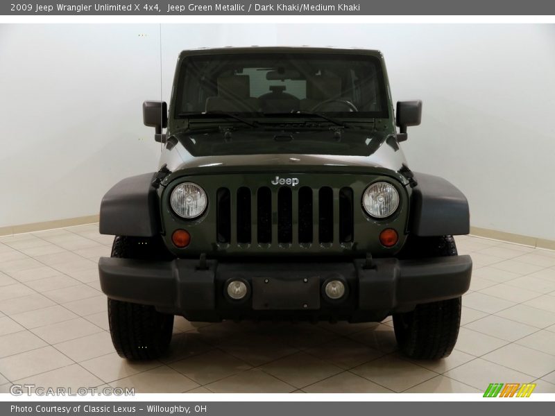 Jeep Green Metallic / Dark Khaki/Medium Khaki 2009 Jeep Wrangler Unlimited X 4x4