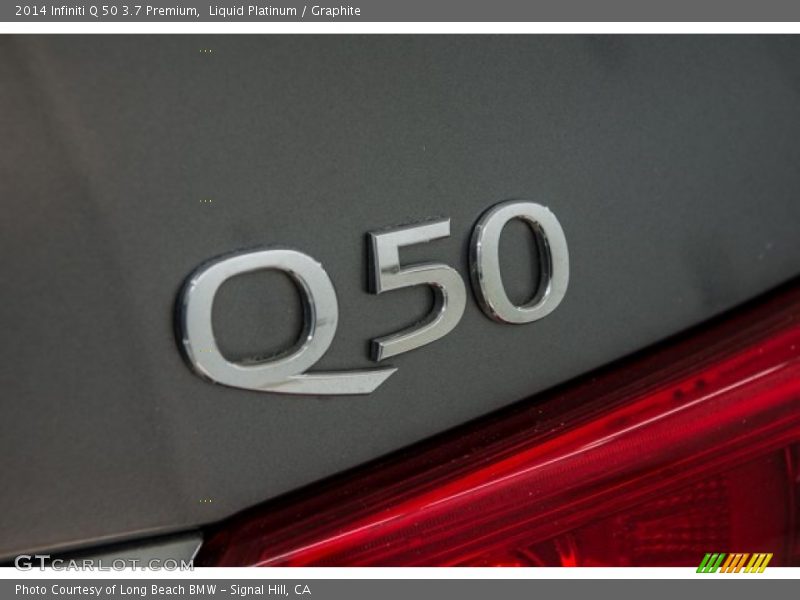 Liquid Platinum / Graphite 2014 Infiniti Q 50 3.7 Premium
