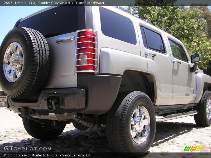 Boulder Gray Metallic / Ebony Black/Pewter 2007 Hummer H3 X