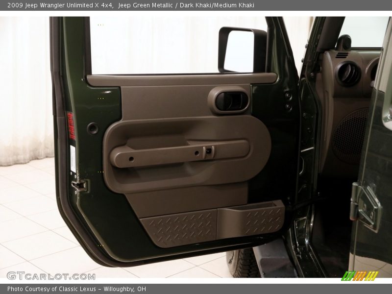 Jeep Green Metallic / Dark Khaki/Medium Khaki 2009 Jeep Wrangler Unlimited X 4x4