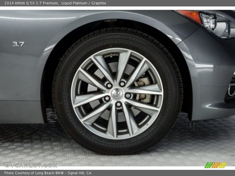 Liquid Platinum / Graphite 2014 Infiniti Q 50 3.7 Premium