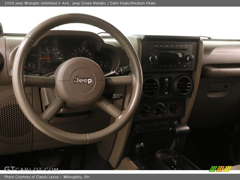 Jeep Green Metallic / Dark Khaki/Medium Khaki 2009 Jeep Wrangler Unlimited X 4x4