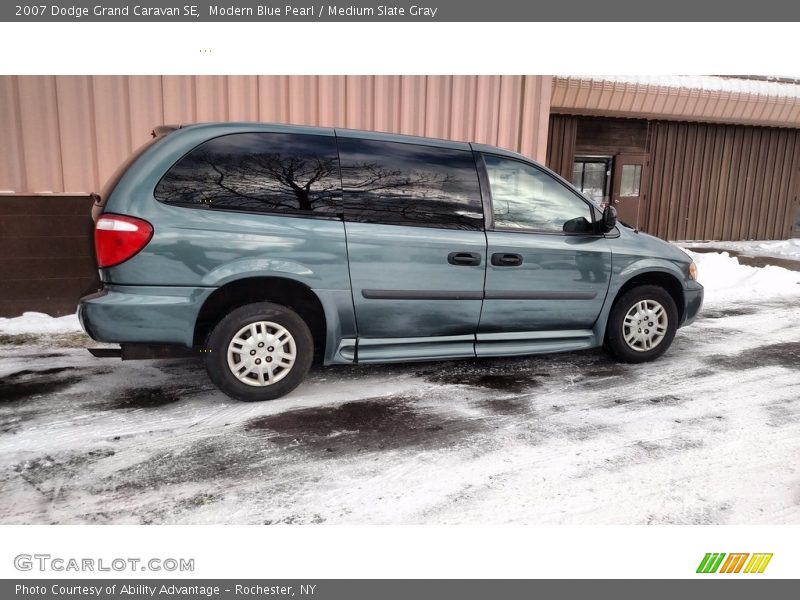 Modern Blue Pearl / Medium Slate Gray 2007 Dodge Grand Caravan SE