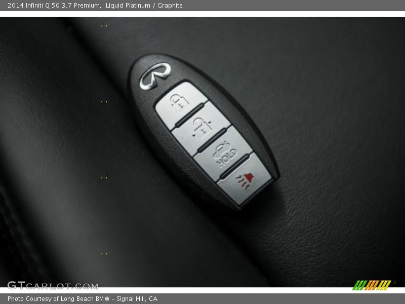 Liquid Platinum / Graphite 2014 Infiniti Q 50 3.7 Premium