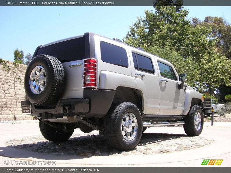 Boulder Gray Metallic / Ebony Black/Pewter 2007 Hummer H3 X