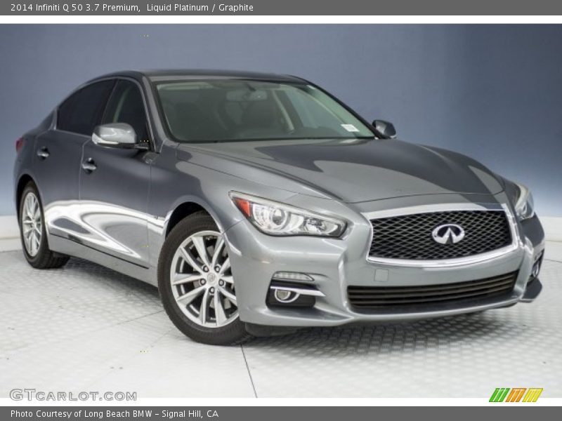 Liquid Platinum / Graphite 2014 Infiniti Q 50 3.7 Premium