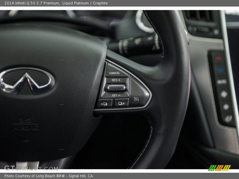 Liquid Platinum / Graphite 2014 Infiniti Q 50 3.7 Premium